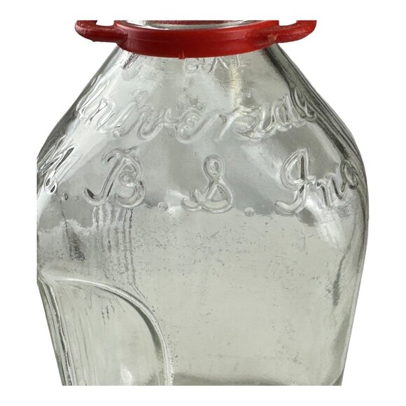 Vintage Universal M.B.S, Inc Gallon Glass Jug With Red Handle VGVC Number 25  76 - Picture 10 of 12